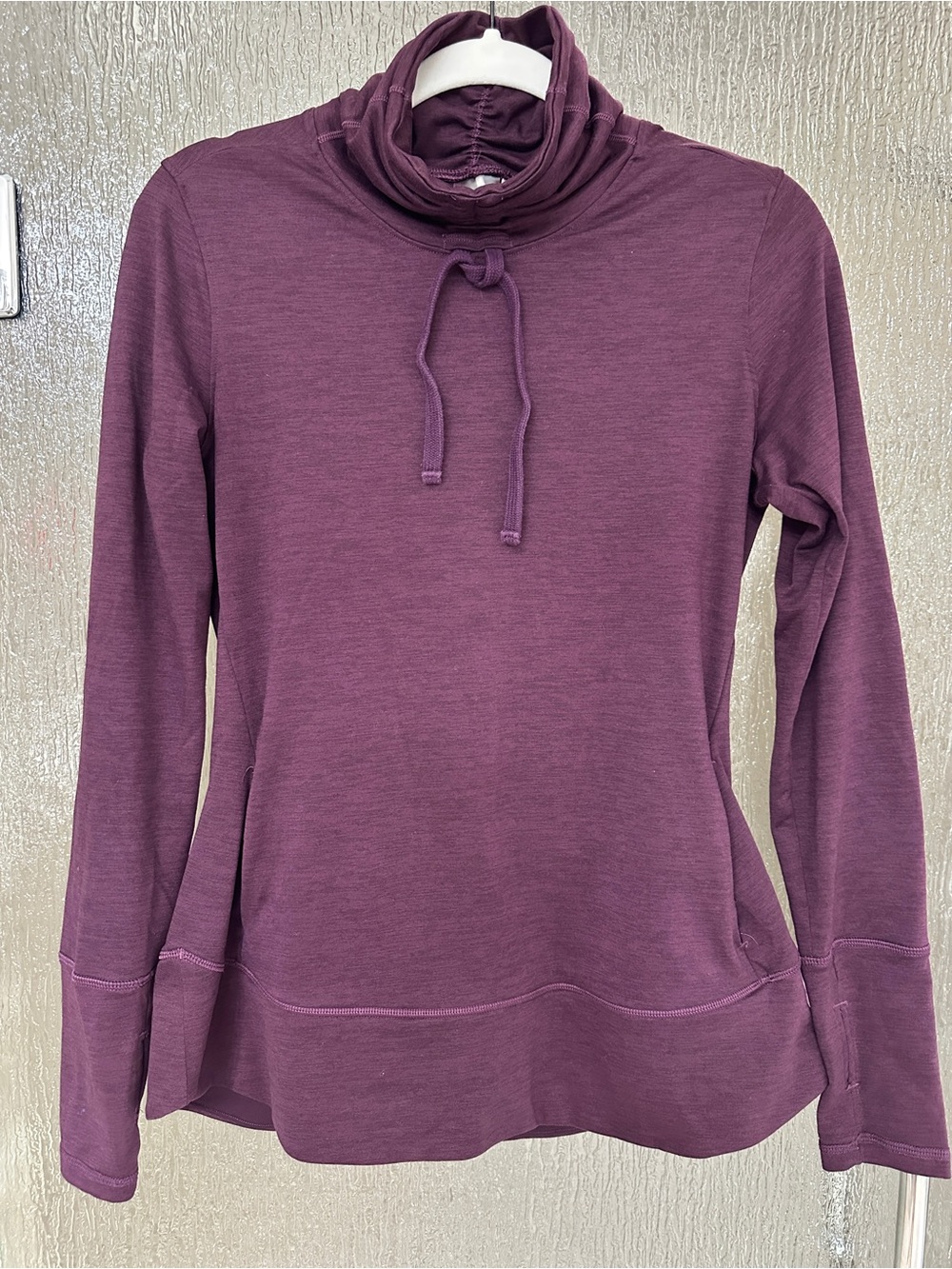 CALIA by Carrie Underwood Plum Pullover Cowl Neck Sweatshirt